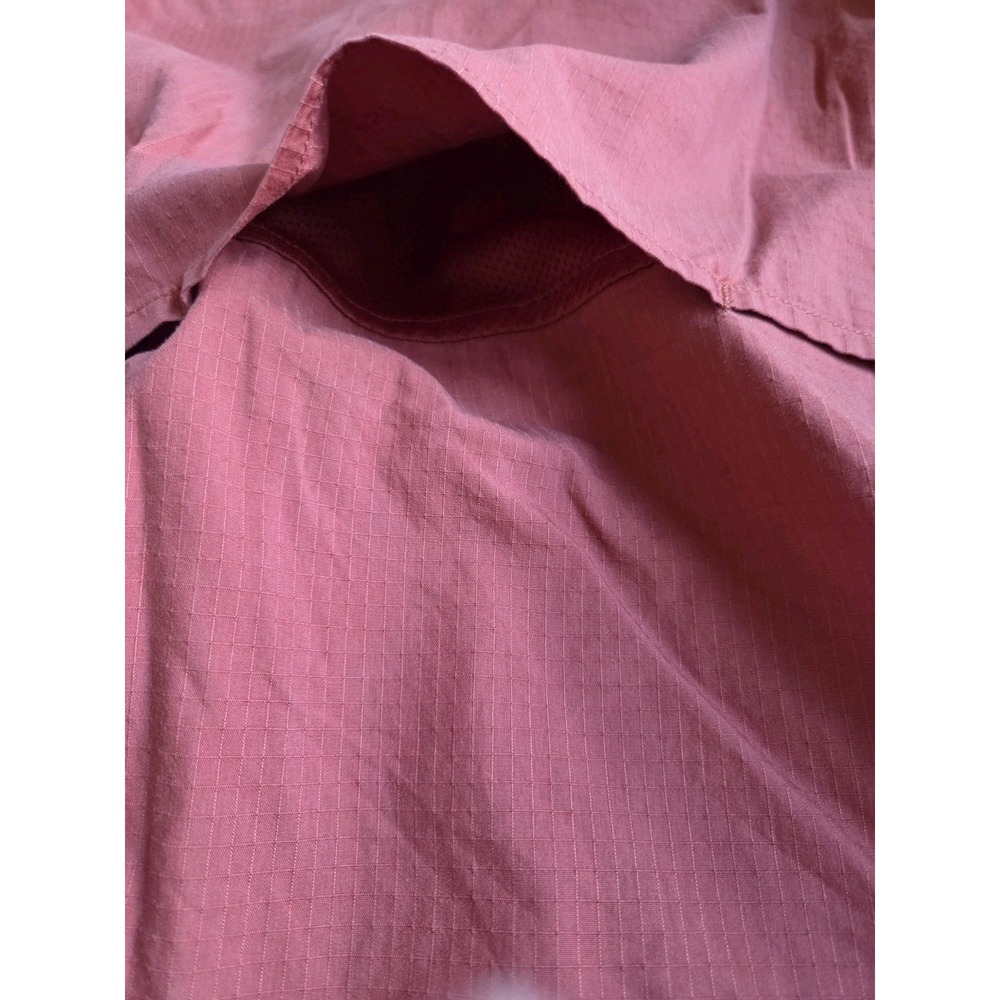 Carhartt Force Fishing Shirt Mens XL Burnt Orange Relaxed Fit Vented Work Shirt - Picture 6 of 14